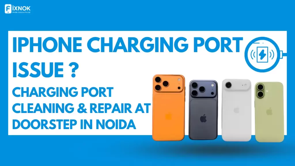 iPhone charging port repair at doorstep